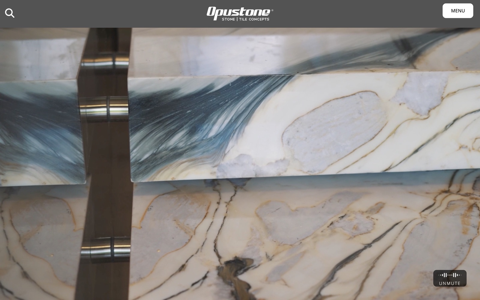 The Opustone homepage